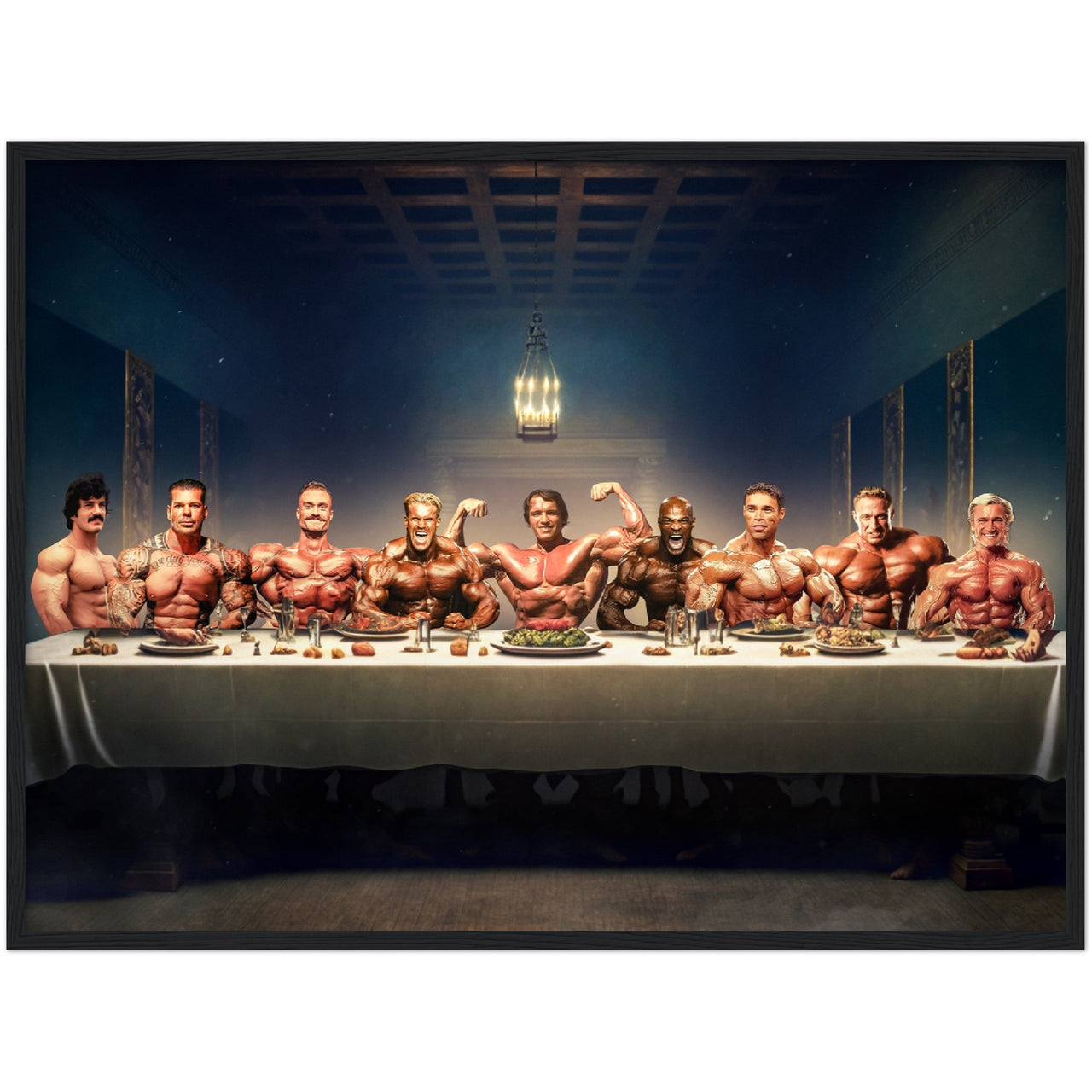 The Legends Last Supper Framed