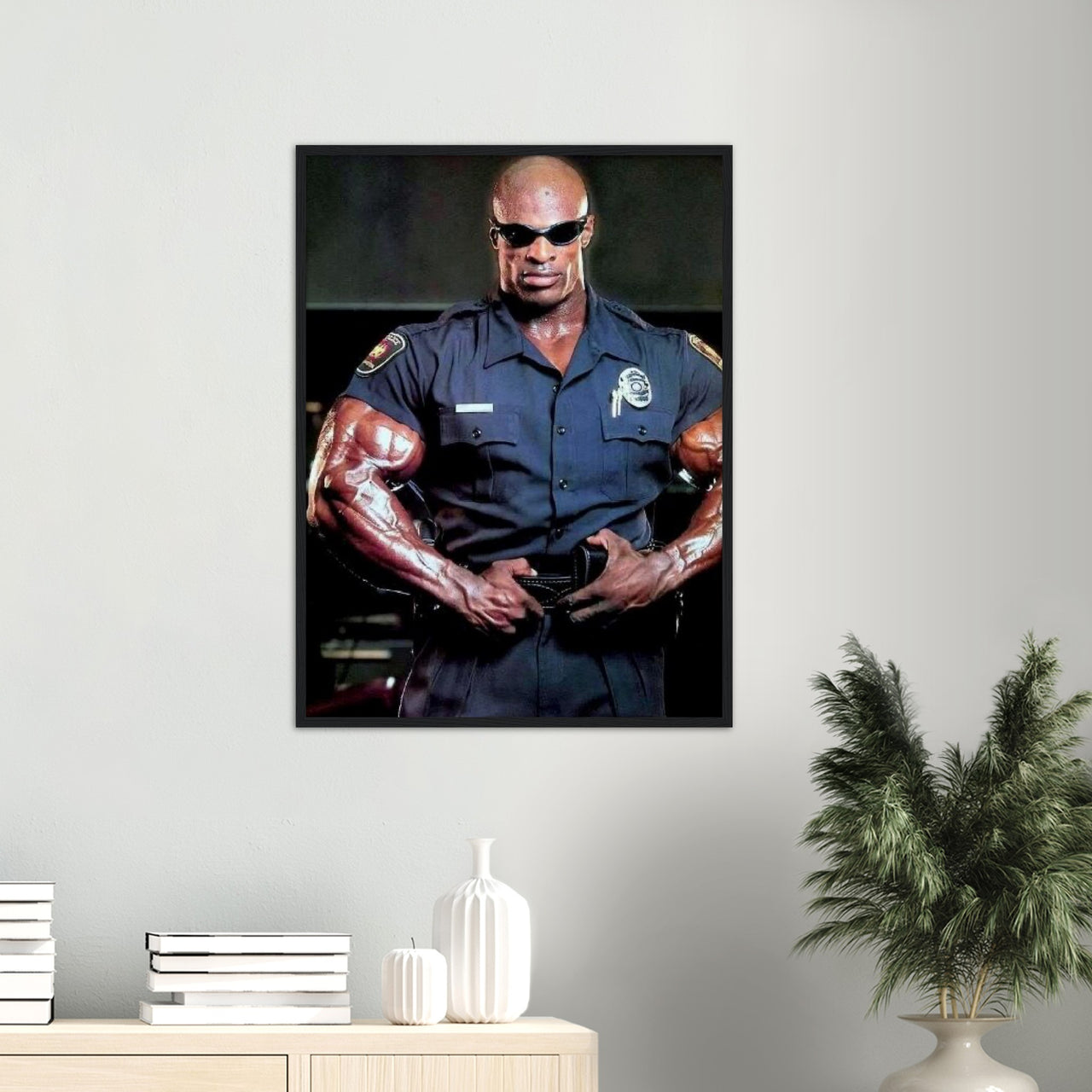 Ronnie Coleman Policeman Framed